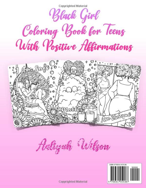 Snapklik.com : I Am: Black Girl Coloring Book For Teens