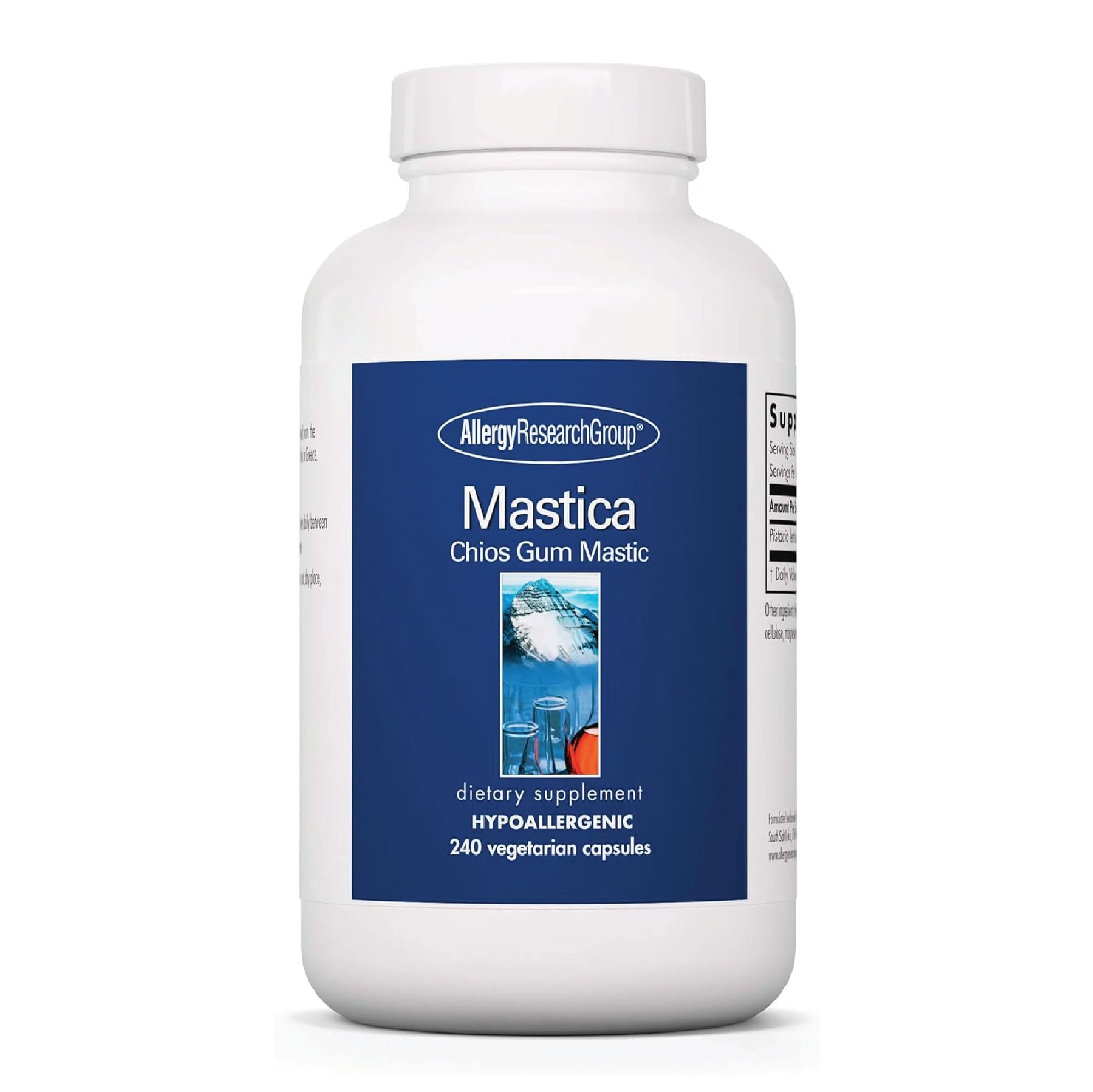 ARG Mastica Chios Mastic Gum Resin Digestive, 240 Capsules