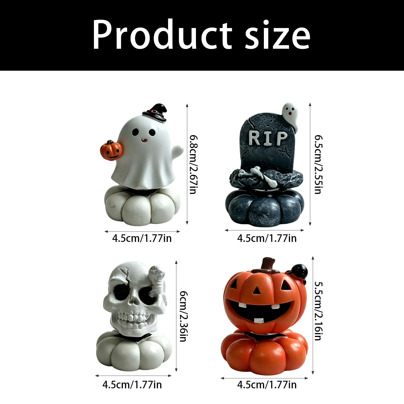Generisch Figurine ludique d'Halloween pour bureau, A