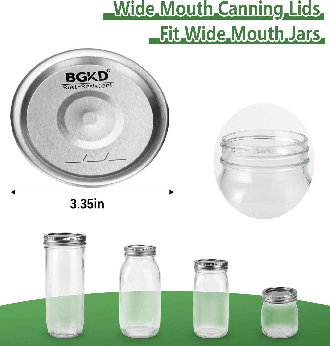 Seal the Deal: 24Pcs Rust-Proof Wide Mouth Canning Lids Review