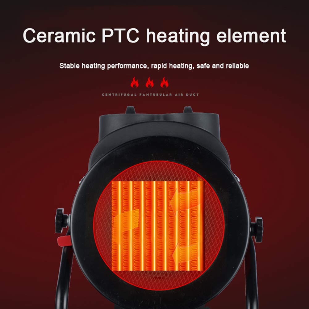 Termoventilatore Industriale, termoconvettore in Ceramica da 3000 W con Protezione da surriscaldamento per Bagno, Soggiorno, Hotel