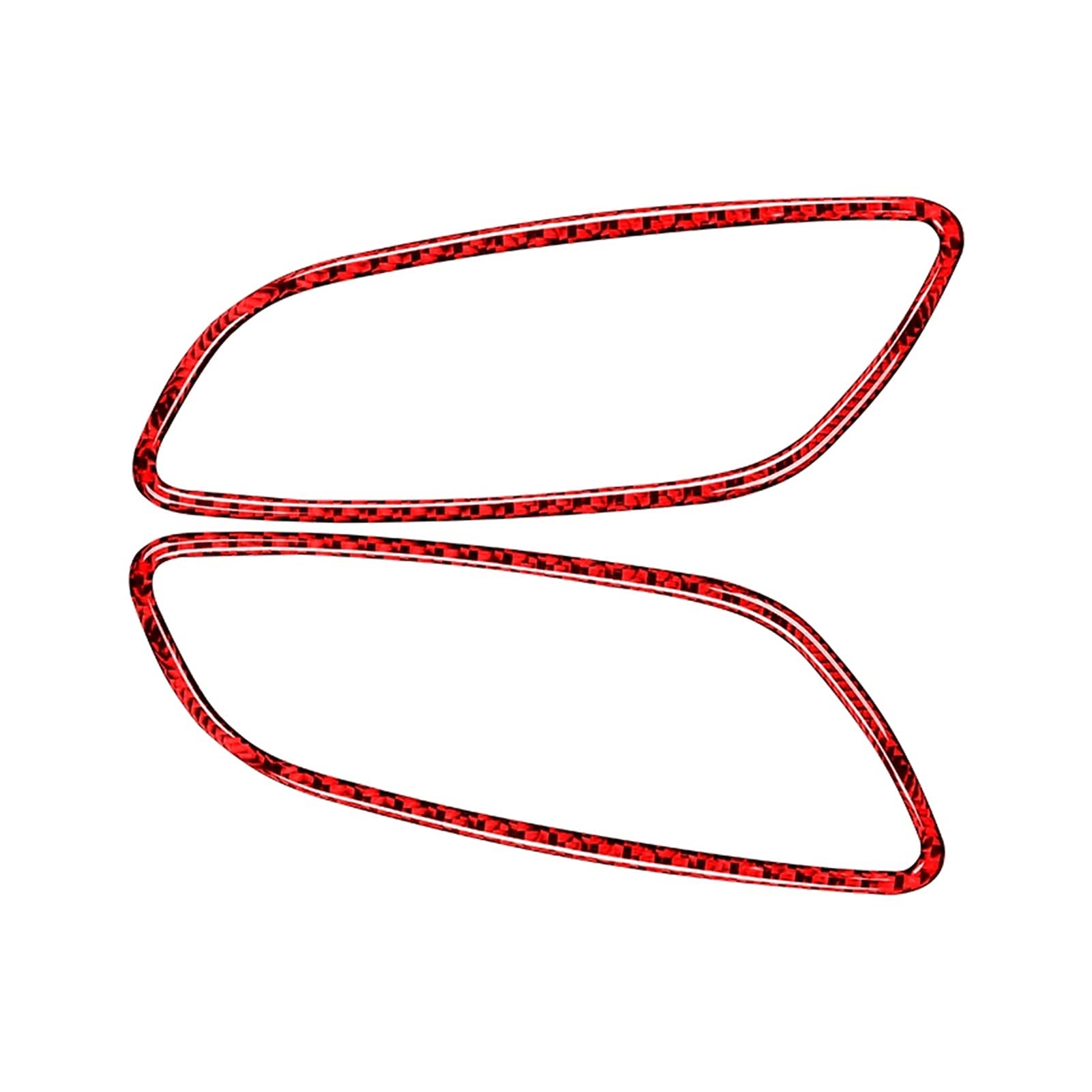 Car Door Handle Cover Frame Trim Carbon Fiber Decorative Sticker Compatible with TT 8N 8J MK123 TTRS 2008-2014