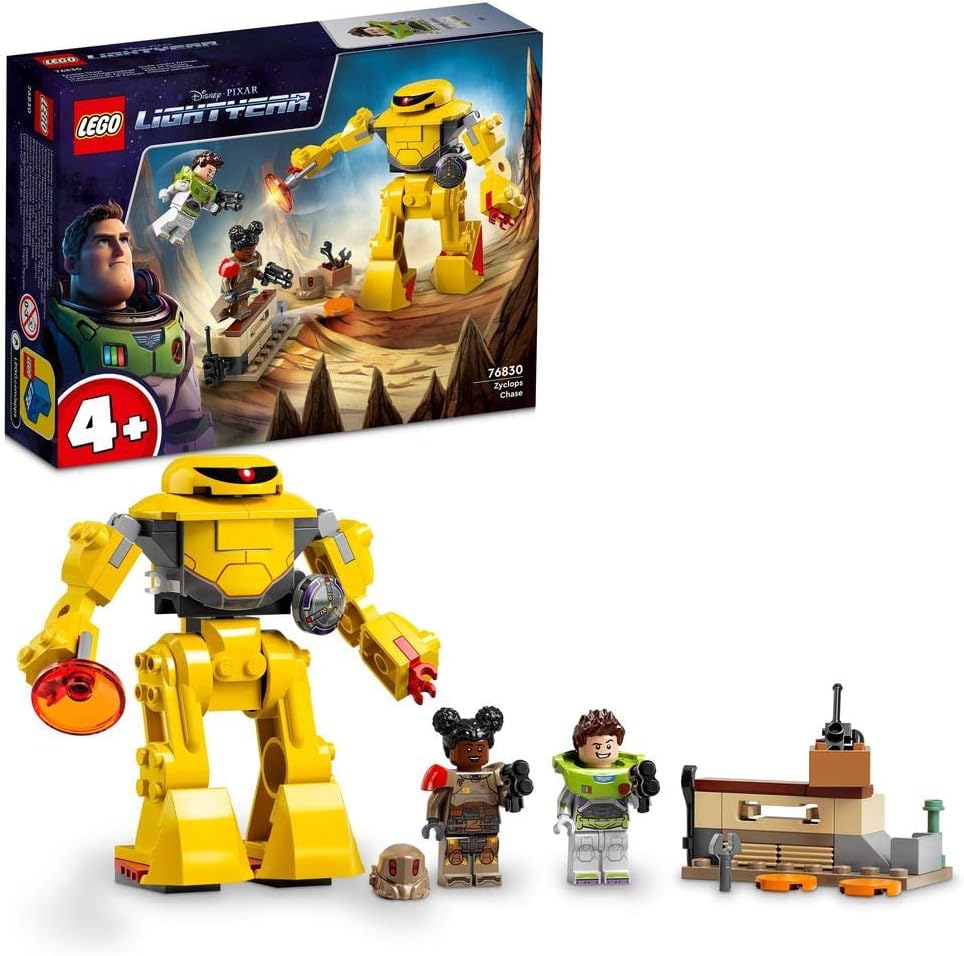 LEGO | Disney and Pixar’s Lightyear Zyclops Chase 76830 Building Blocks Toy Set; Toys for Boys, Girls, and Kids (87 Pieces)