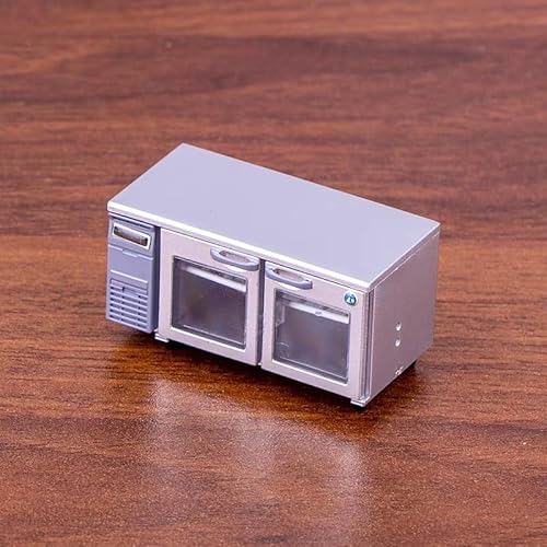 1PC JDREAM Miniature Oven Model, Grey Double-Door Appliance Decor (1.97