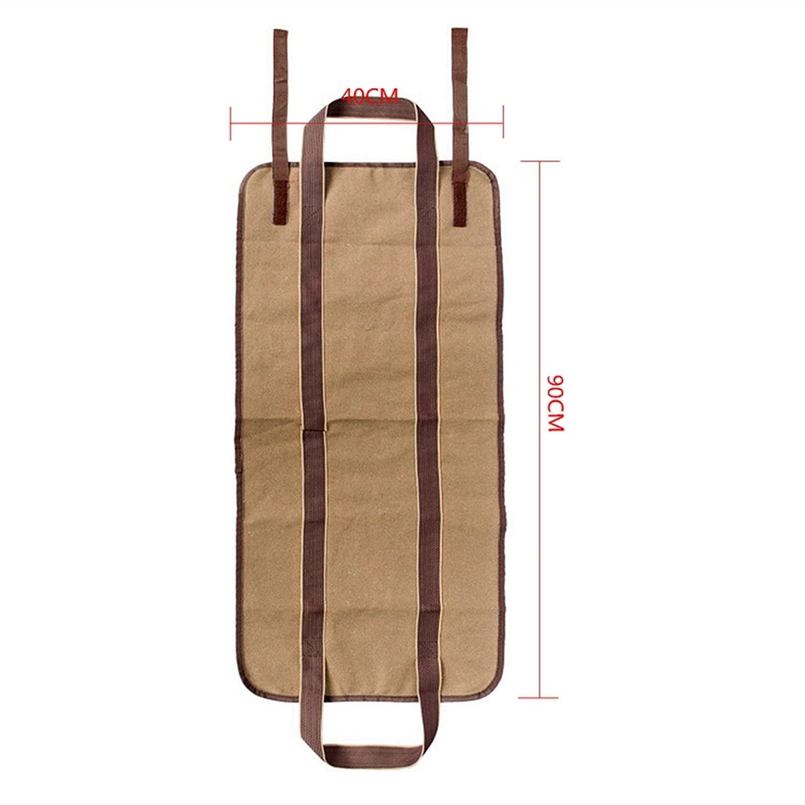 Torba na płótnie Firewood Wood Carrier - Camping Outdoor Holder do przechowywania w pomieszczeniach i na zewnątrz (kolor: A)