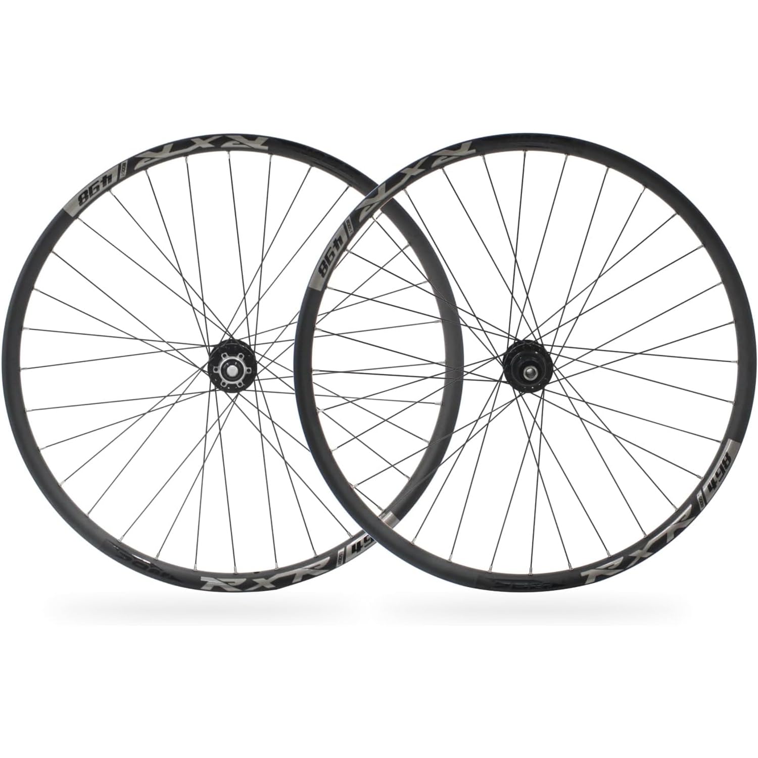 Mountion Bike - 26/27.5/29" Tubeless-Laufradsatz, Scheibenbremse, Steckachse/Boost Für MTB-Vorderrad, M15 X 110 Mm, M12 X 148 Mm, Aluminium-Laufräder, F/V