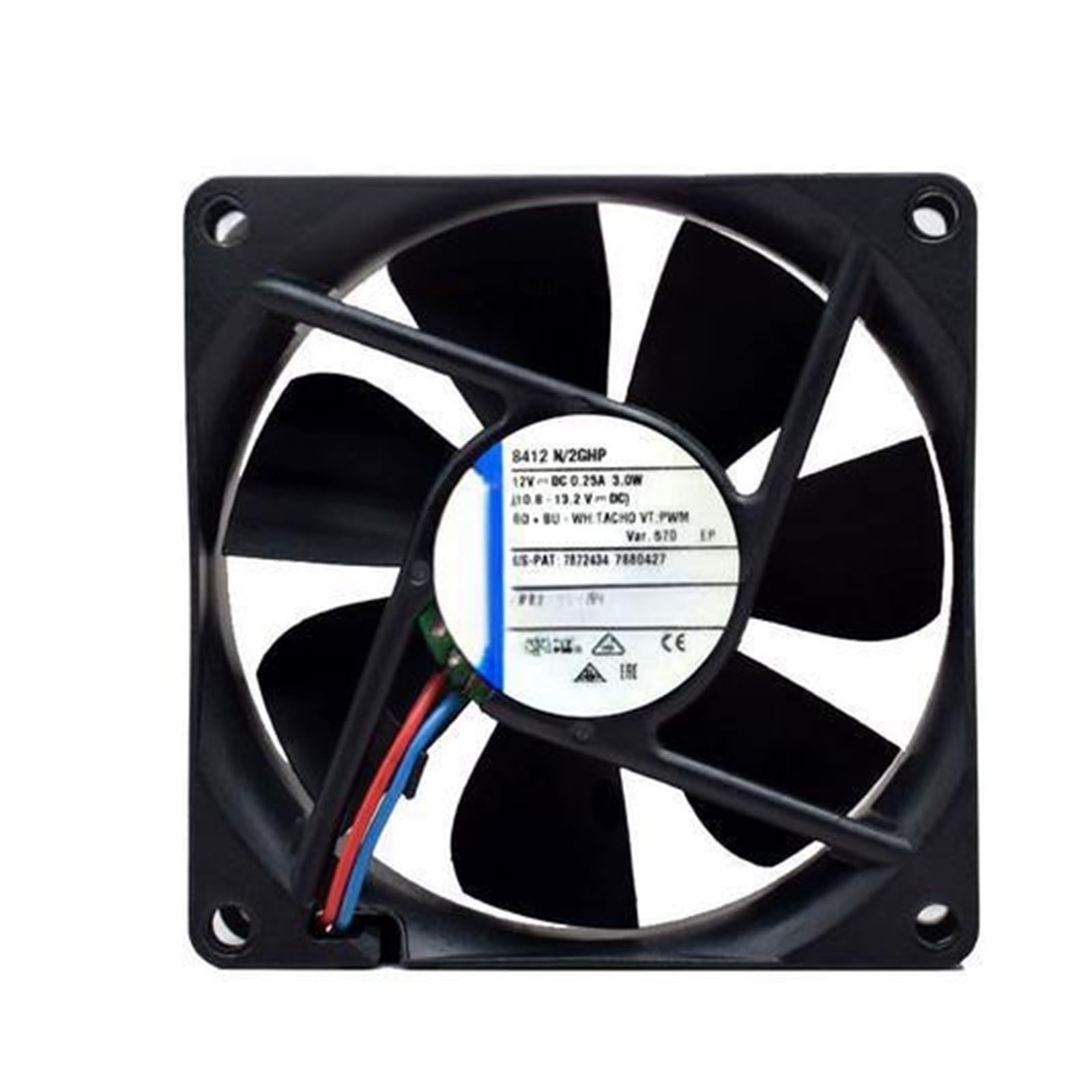 Ventilateur Inverter 8412N/2G 12V contre la surchauffe des circuits fermés