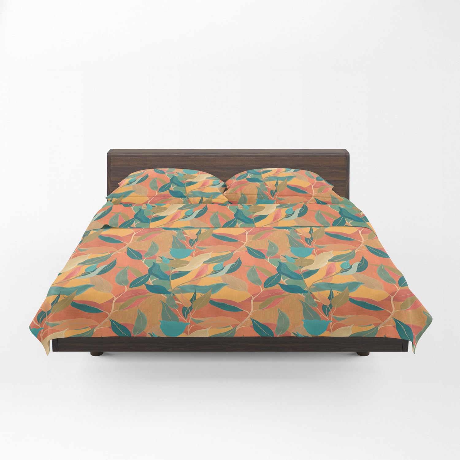 Osama Home Guzzini Classic Double Bed Set Double Bed Sheets Percale Cotton 240 x 280 cm + Fitted Sheet Double Bed Fitted Sheet Under 175 x 200 cm Mattress 30 cm + 2 Pillow Cases Bed 50 x 80 cm