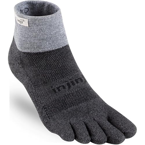 Injinji Men's Trail Midweight Mini Crew Toesocks