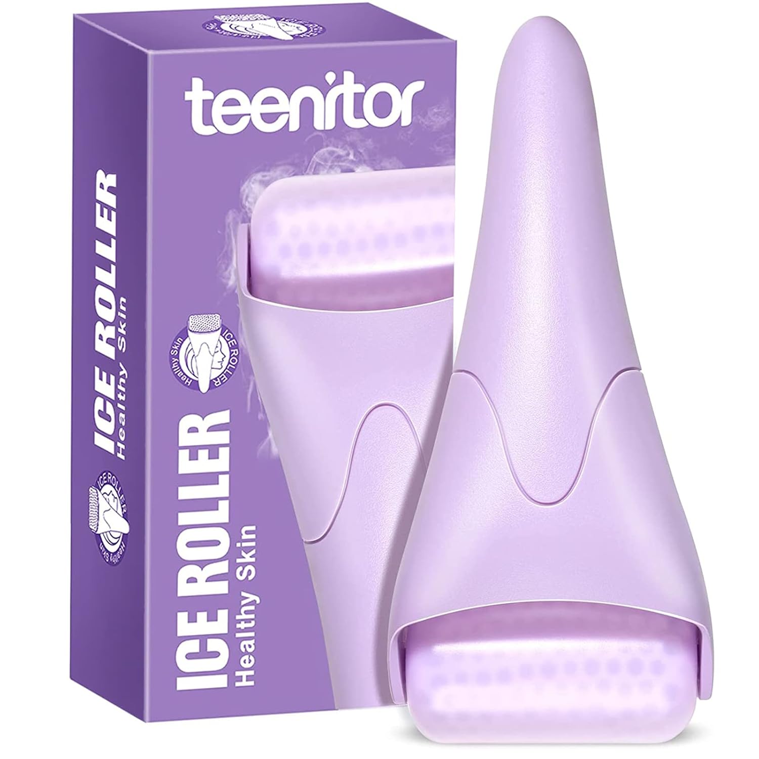 Teenitor Purple Ice Roller for Face, Anxiety Relief Items, Ice Face Roller Skin Care, Cold Roller for Puffiness, Roller Freezer Facial Massager Skin Care Tools Teenitor Purple Ice Roller for Face, Anxiety Relief Items, Ice Face Roller Skin Care, Cold Roller for Puffiness, Roller Freezer Facial Massager Skin Care Tools