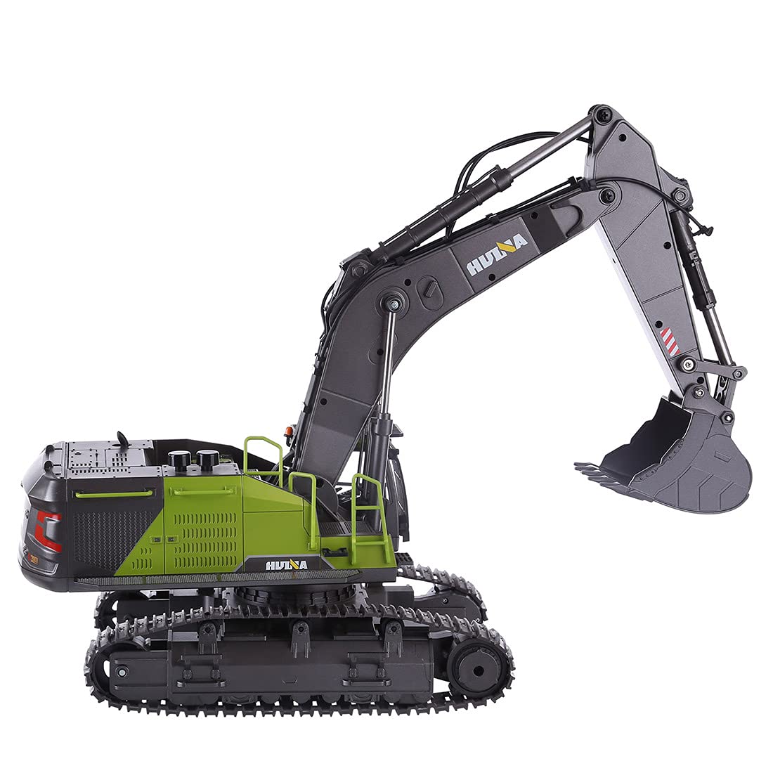 Modelo de excavadora RC de aleación 1/14, vehículo de construcción multifuncional 4 en 1 de 22 canales 2.4 G para adultos