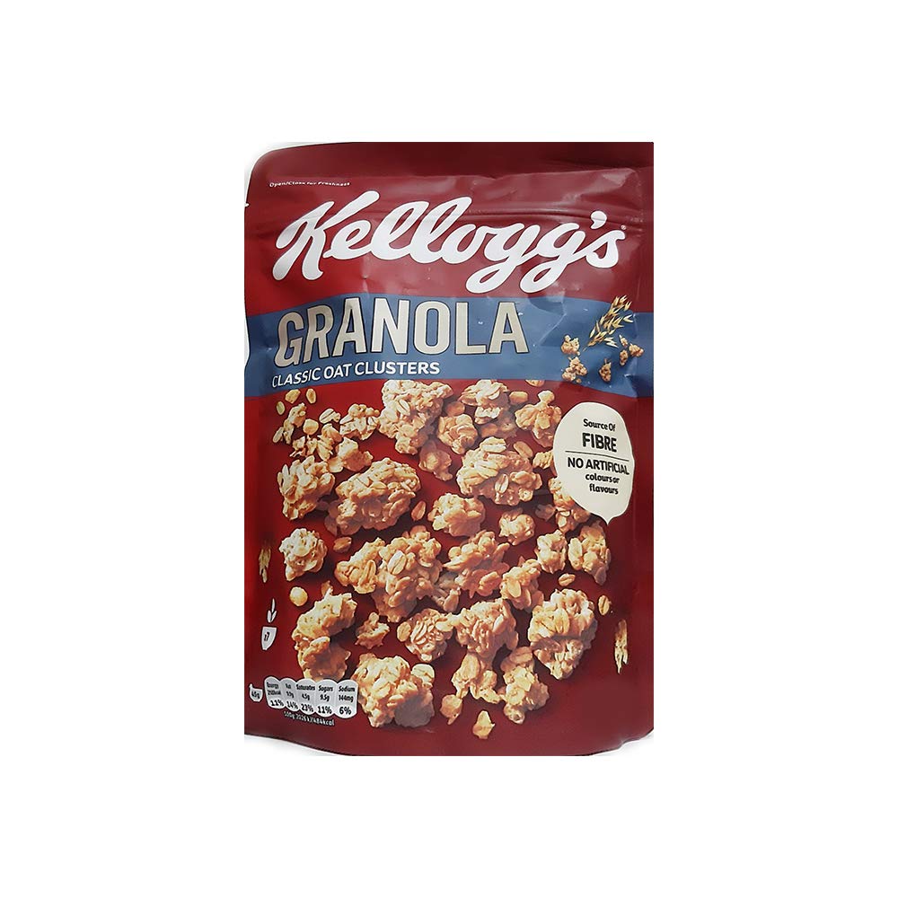 kelloggs Granola Classic Oat Clusters Packet, 340g Amazon.in Grocery