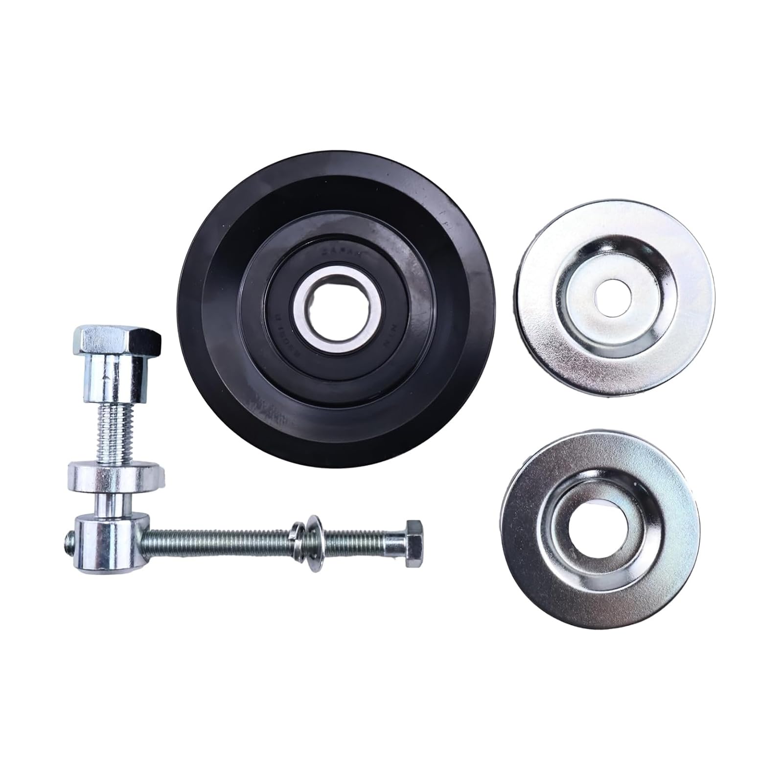 Polea de compresor de aire acondicionado 4346770 AT213915 compatible con John Deere 75D 75G 85D 85G 120C 120D 130P 130G 135P 135C 135D 135G 160P 160C 160D 160G 180C 180G 190DW 190GW