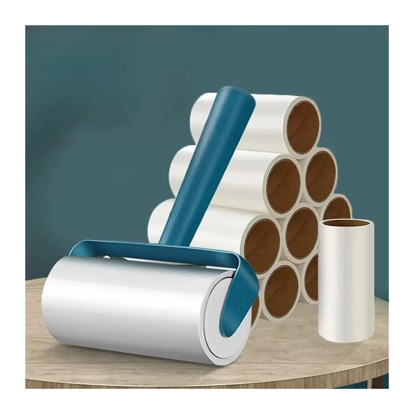 Cepillo de Limpieza Ropa for Quitar el Pelo Mascotas, Rollo Papel rasgable, Rodillo Adhesivo, maquinilla Afeitar Felpa, utensilio doméstico, 1 ud(Pink3 Roll)
