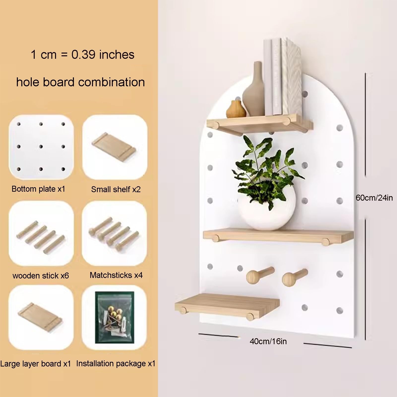 Pegboard Gatenwand voor hobby, het opbergen van sieraden, kastcording, garage, werkplaats, kelder, tuinhuis of keuken, 5 geperforeerde platen 500 x 400 x 3 mm, gat 5 mm en 15 mm afstand Pegboard Gatenwand voor hobby, het opbergen van sieraden, kastcording, garage, werkplaats, kelder, tuinhuis of keuken, 5 geperforeerde platen 500 x 400 x 3 mm, gat 5 mm en 15 mm afstand