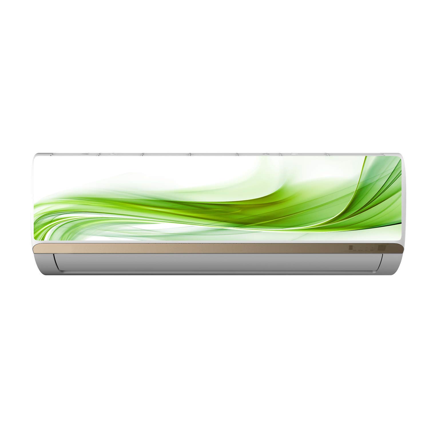 VVWV Green Abstracted Background Full Wrapped AC Sticker Air Conditioner for Home Living Office Multicoloured Vinyl Printed Standard SizeSize L X H 100 X 30 CMS-image-28