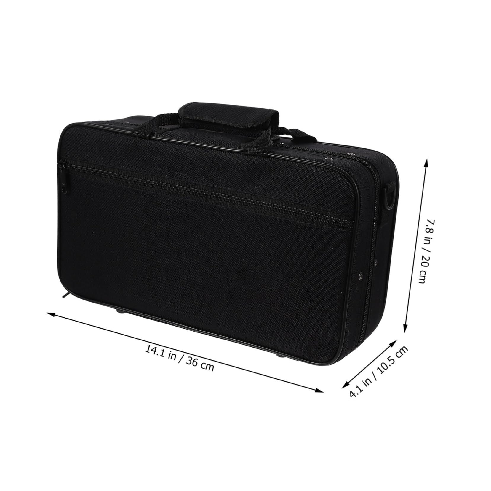 Negro Estuche Resistente para Oxford Portátil Tela, de Clarinete