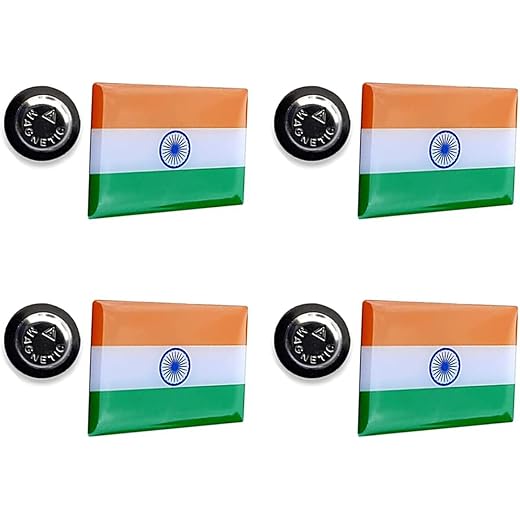 Tricolor Gold-Plated Metal Badge 20 Mm