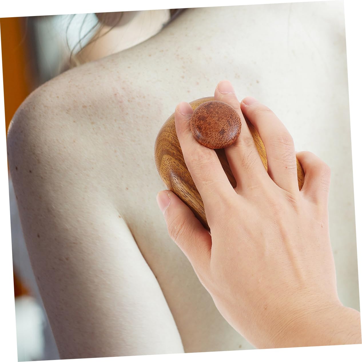 Cepillo De Masaje De Sándalo Para El Cuero Cabelludo Cepillo Para El Cabello Ducha Cuero Cabelludo Masajeador Corporal Peine 2 piezas x 4