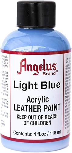 Angelus Marca de pintura acrílica para cuero impermeable 4oz - azul claro