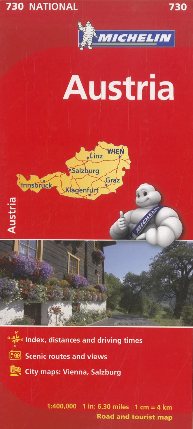 Michelin Austria Map 730 (Maps/Country (Michelin))