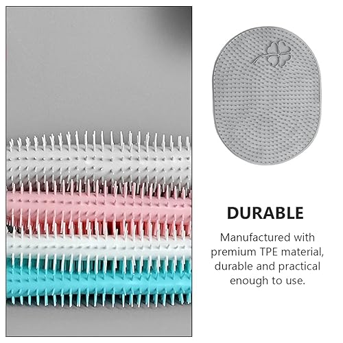 Miniatura 3 de Lurrose Masajeador De Pies Masajeador De Pies Scrubber Scrubber Foot Scrubber Scrubber Para Uso en Ducha Ducha Esterilla De Pies Limpiar Suave,