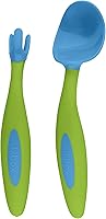 Vista 19 de b.box Toddler Cutlery Set – Patented FLORK Flower Fork & Easy-Grip Spoon with Travel Case. BPA-Free, Dishwasher Safe. Designed by Occupational