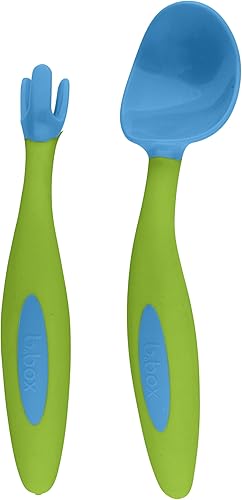 Miniatura 19 de b.box Toddler Cutlery Set – Patented FLORK Flower Fork & Easy-Grip Spoon with Travel Case. BPA-Free, Dishwasher Safe. Designed by Occupational