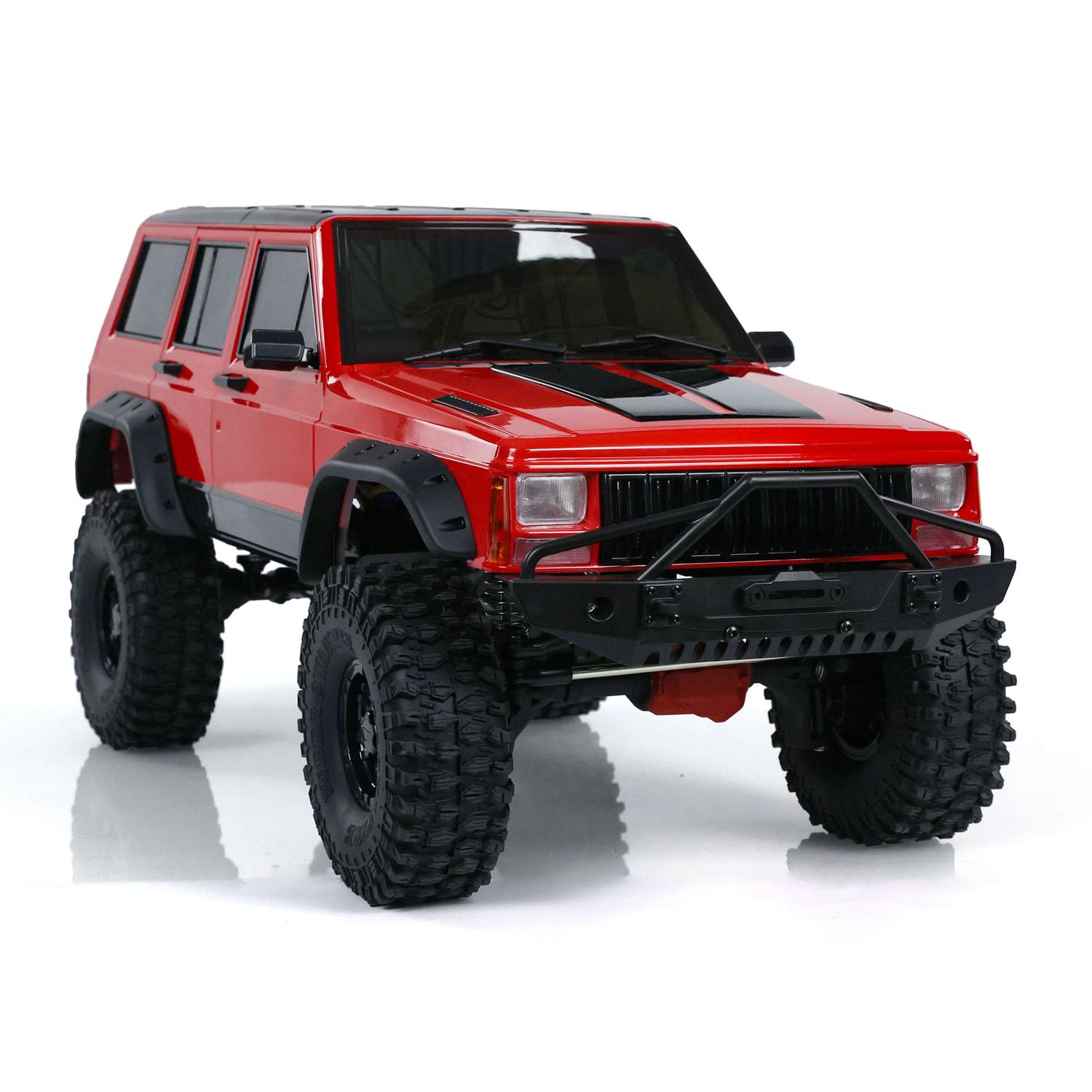 wheelfun 1/10 RC Off-Road Crawler Lights Sounds 4 Drive Wheels Differential Lock for Adult Hobby