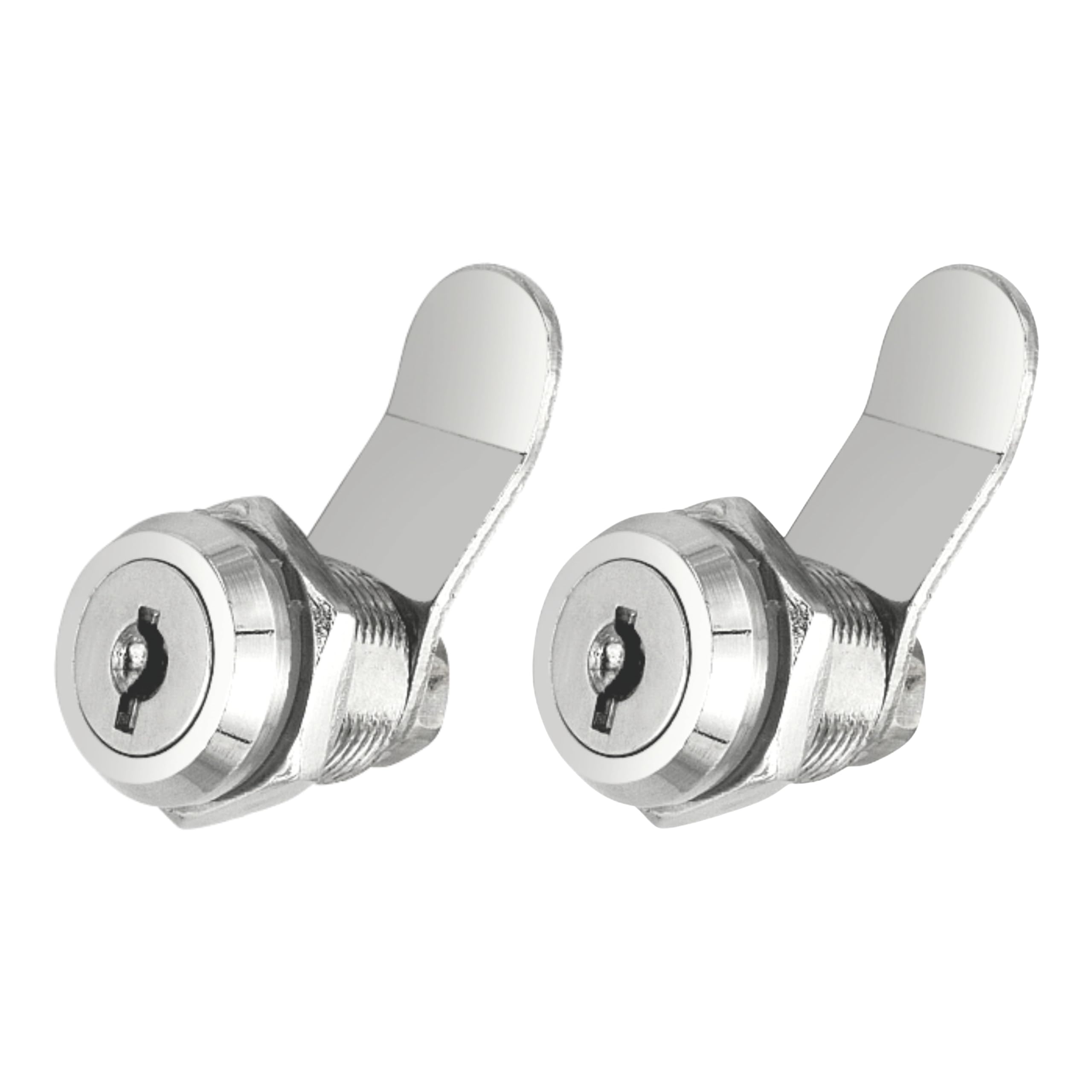 Xpert Cam Lock Delux Multi Purpose (2 Pcs) Works as Drawer Lock with Key, for Cupboard, Wardrobe with Key Cupboard Lock with Key Lock for Drawer almirah & Cabinet Locking for Cupboard-image-1