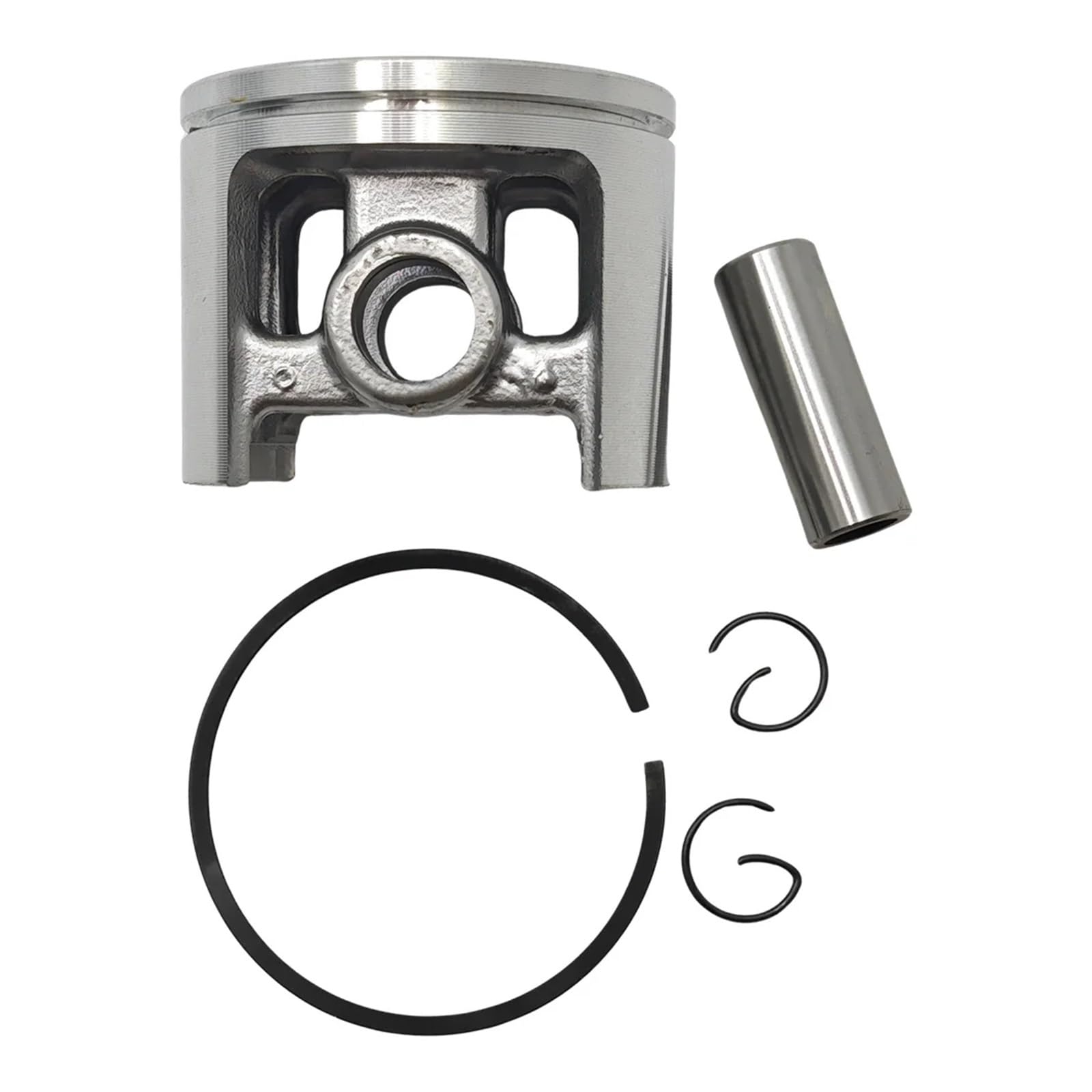 Accesorios para cortacésped Kit de pistón, Anillo, Junta, retén de Aceite y válvula for Cilindro de Gran diámetro (52 mm) for Motosierra 61, 268, 272, 272K y 272XP. Recubrimiento N-KASIL.