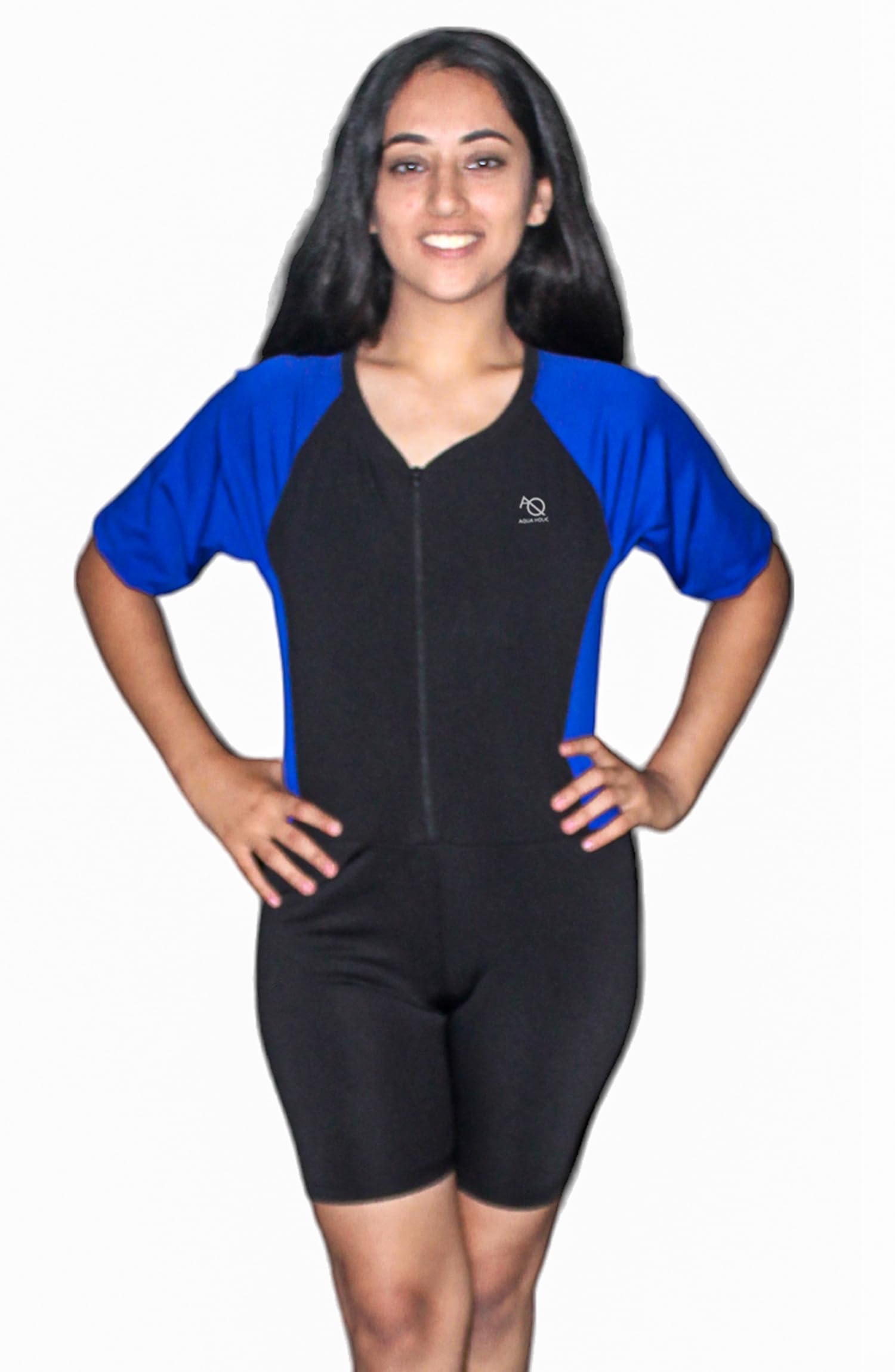 aqua holic Women's Half SportsSuit (Ideal for Swimming, Skating Cycling and Other Fitness Activities)-picture-39