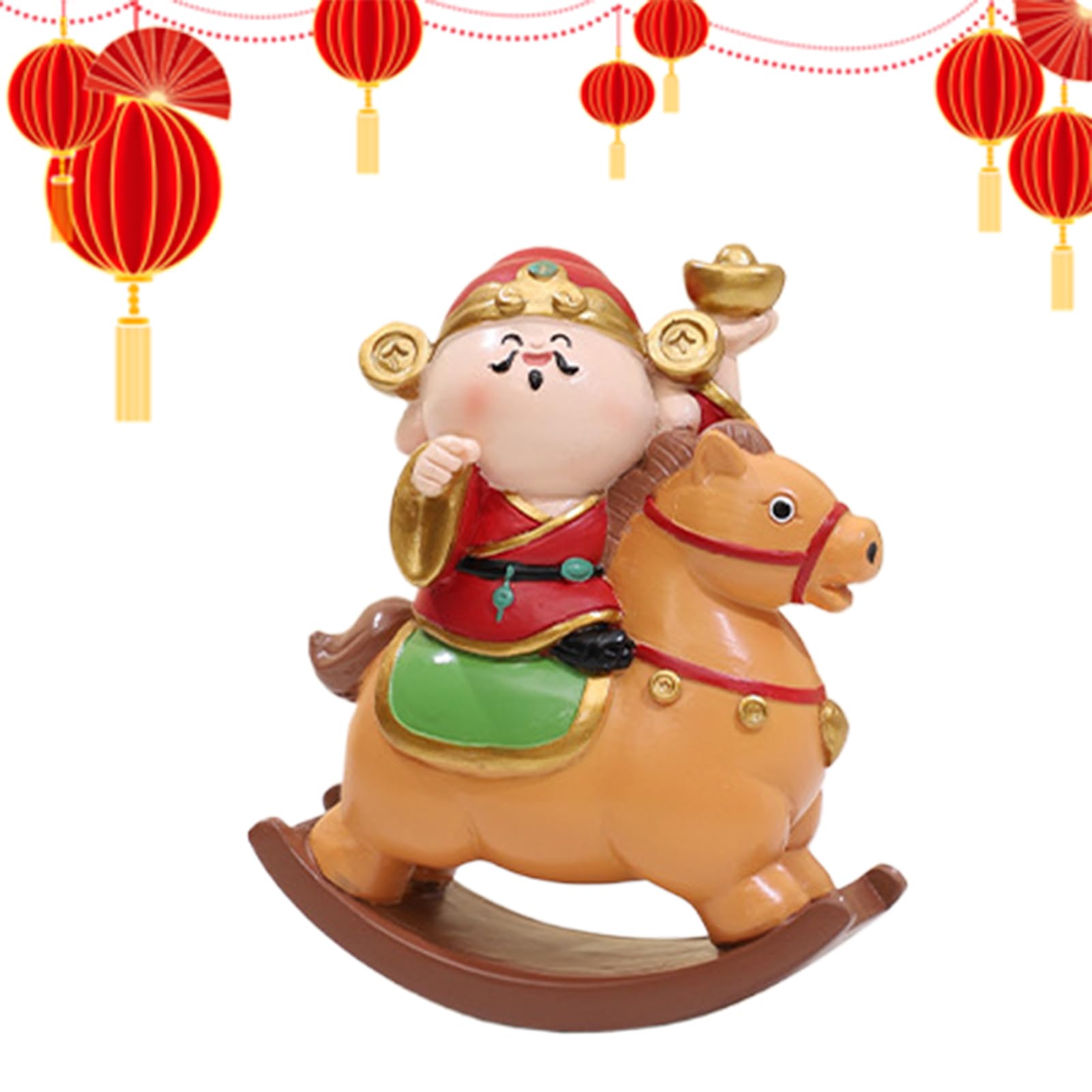 Décorations d'intérieur chinoises en résine pour salon et bureaux modernes