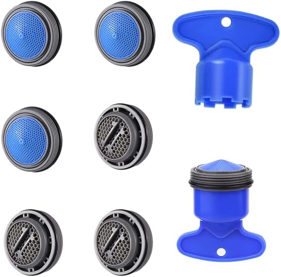 Mousseur Robinet M24 6 Pièces,Acier Inoxydable, Économiseurs