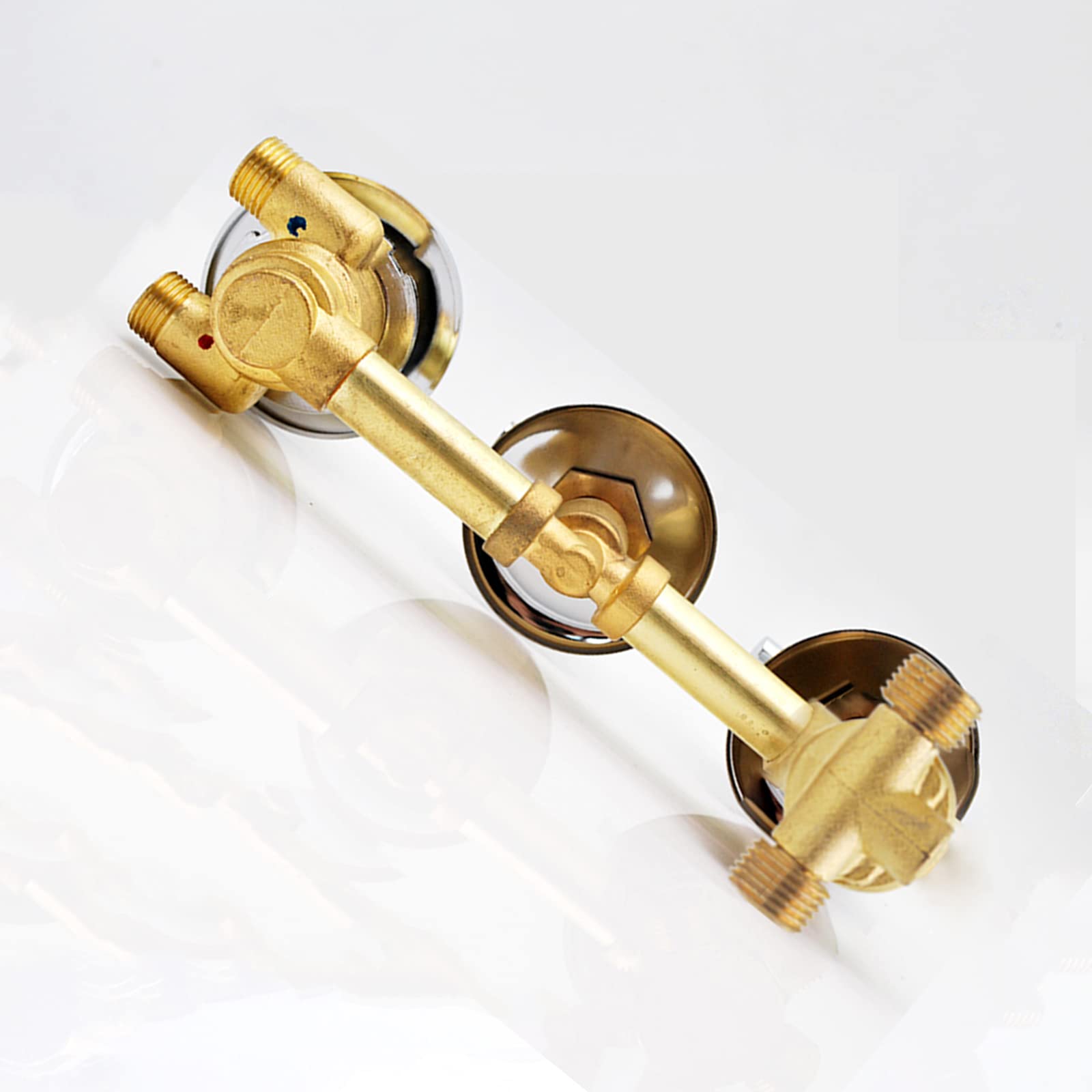 BrassShower Mixer Valve3Button Temture Control Threaded Connect 2/3/4/5 Way Opts Automatic Cartridge for Ultimate T & Performance