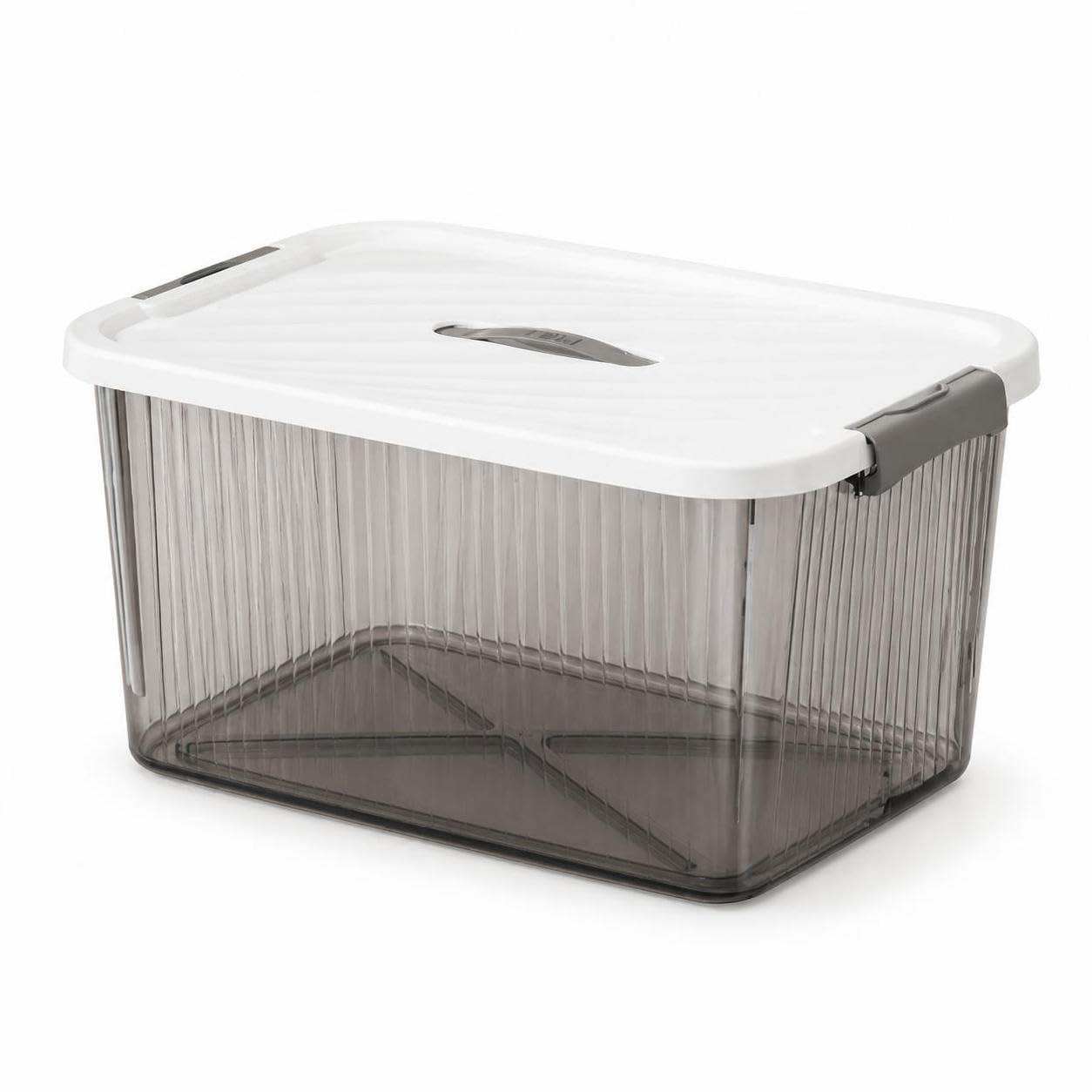 Caja Almacenamiento Plástico Apilable, size to 3