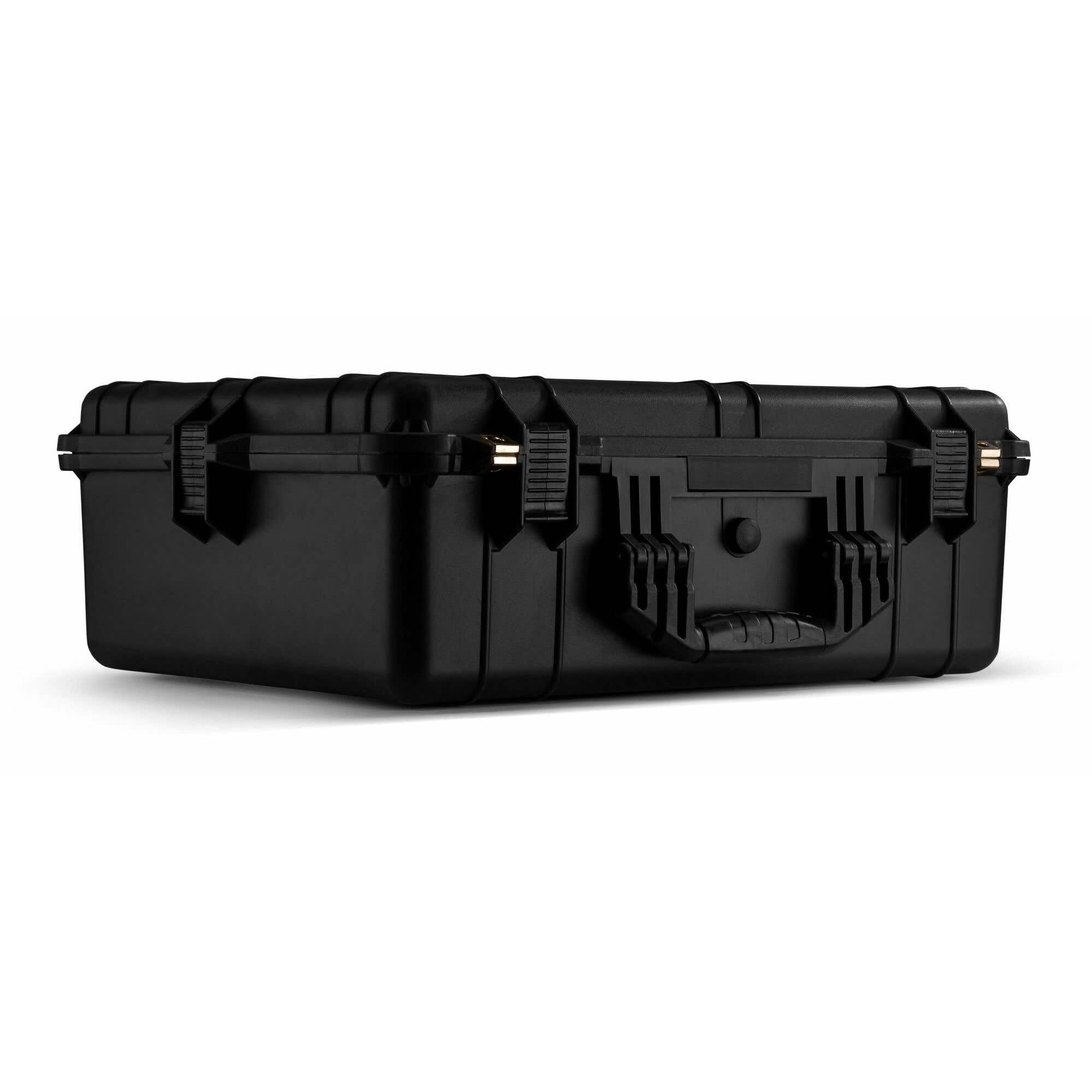 Power Dynamics GIGcase22 Maleta Rígida Universal con Espuma Interior, Impermeable y Resistente – Estuche de Transporte Profesional para Cámaras, Fotografía, DJ o Electrónica. Color Negro Robusto