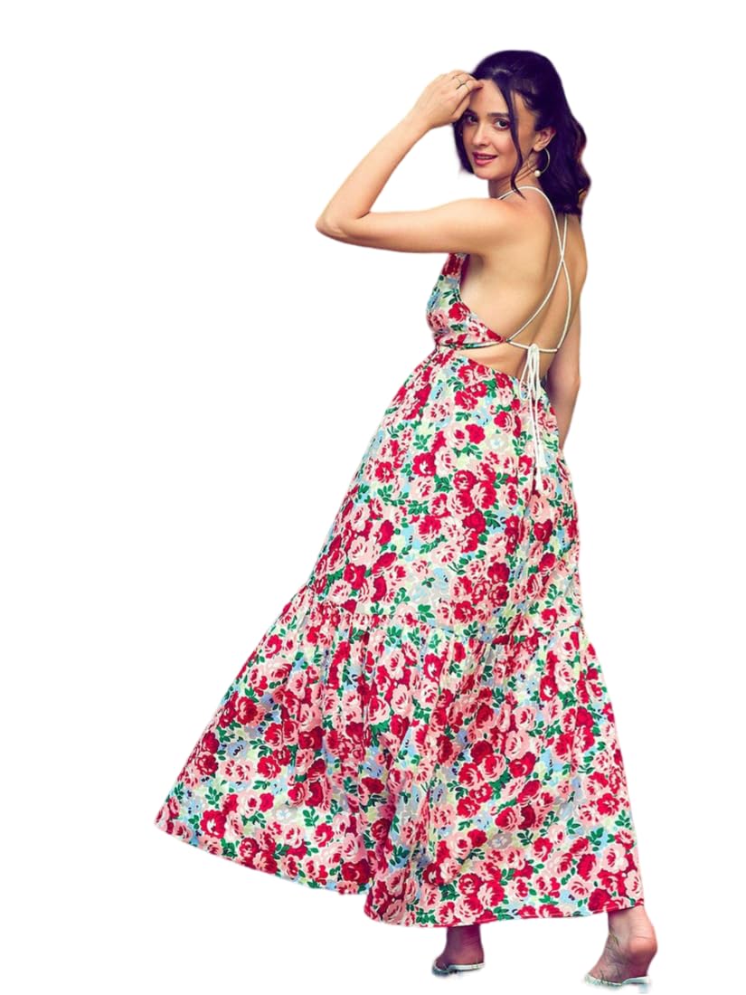 princess polly baby blue dress Holiday Beach Backless Dress – Blazed main image 1