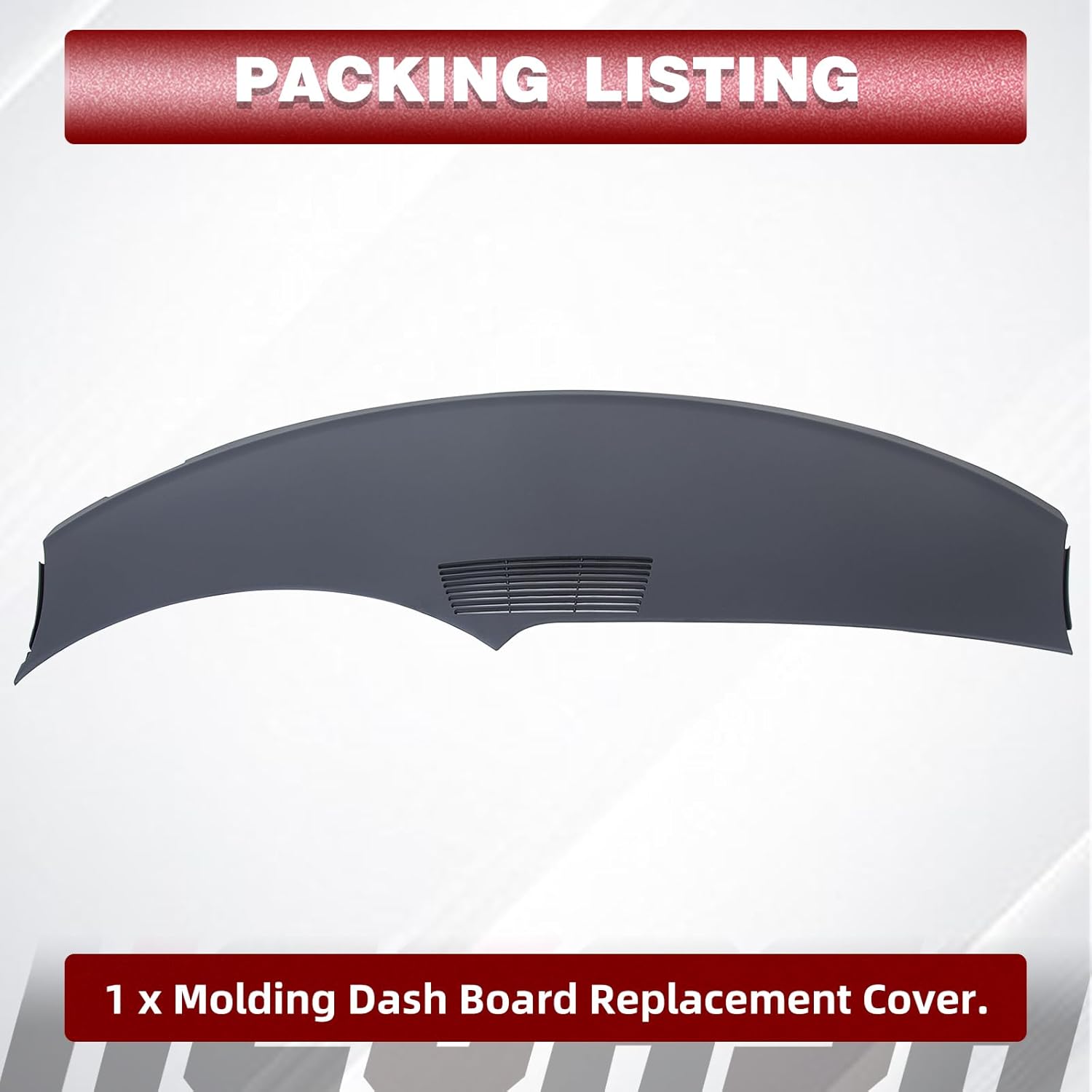 HECASA Molding Dash Board Replacement Cover Compatible with 1993-1996 Chevrolet Camaro Replacement for GM 10267171 Dash Cover Cap Blue-Gray (NOT Overlay But Replacement)