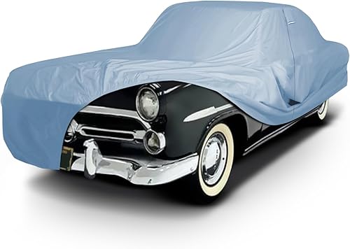 iCarCover Compatible con: [Ford Convertible Coupe] 1947-1952 Premium Full Car Cover impermeable resistente a todo tipo de clima, personalizada
