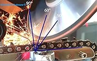 Vista 3 de Disco de motosierra/removedor de tocones/amoladora de tocones/disco de tallado de madera para amoladora angular de 4 o 4 a 1/2 pulgadas, cenador