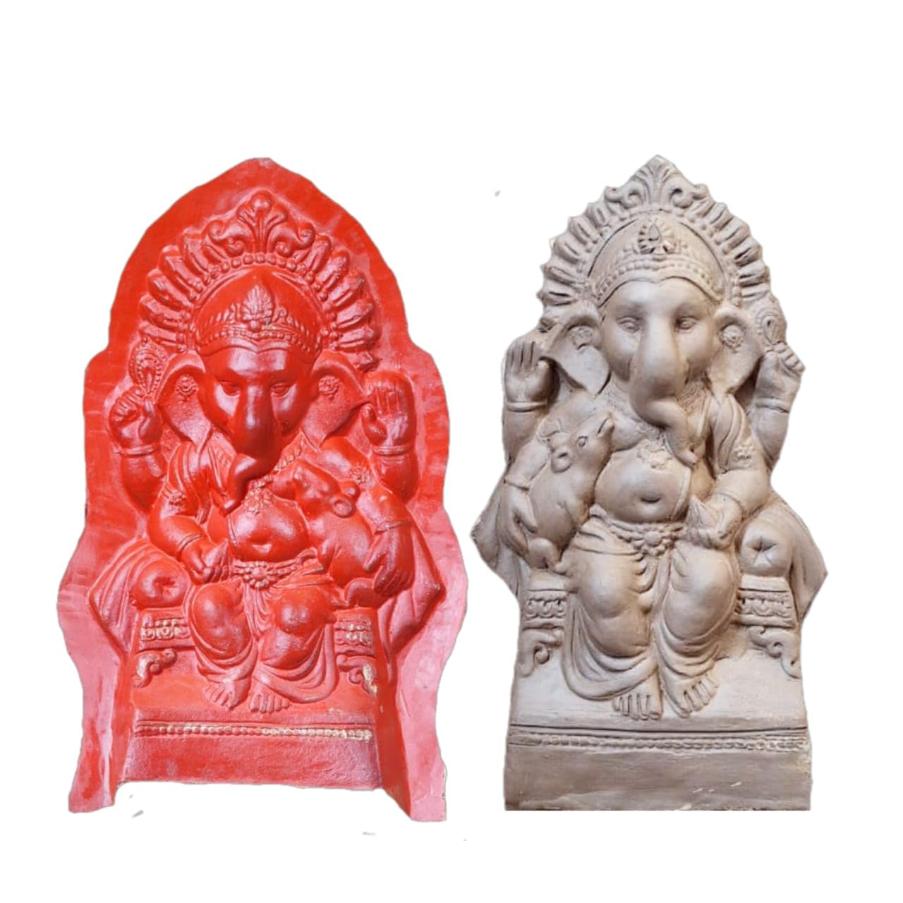 Babul idol workshop B51 Ganesh Mold for Making Idol | 1 feet 4 inch Hight Ganesh Idol Making Mold | Eco Friendly Ganesh murti Making DIY kit and Powder-image-35