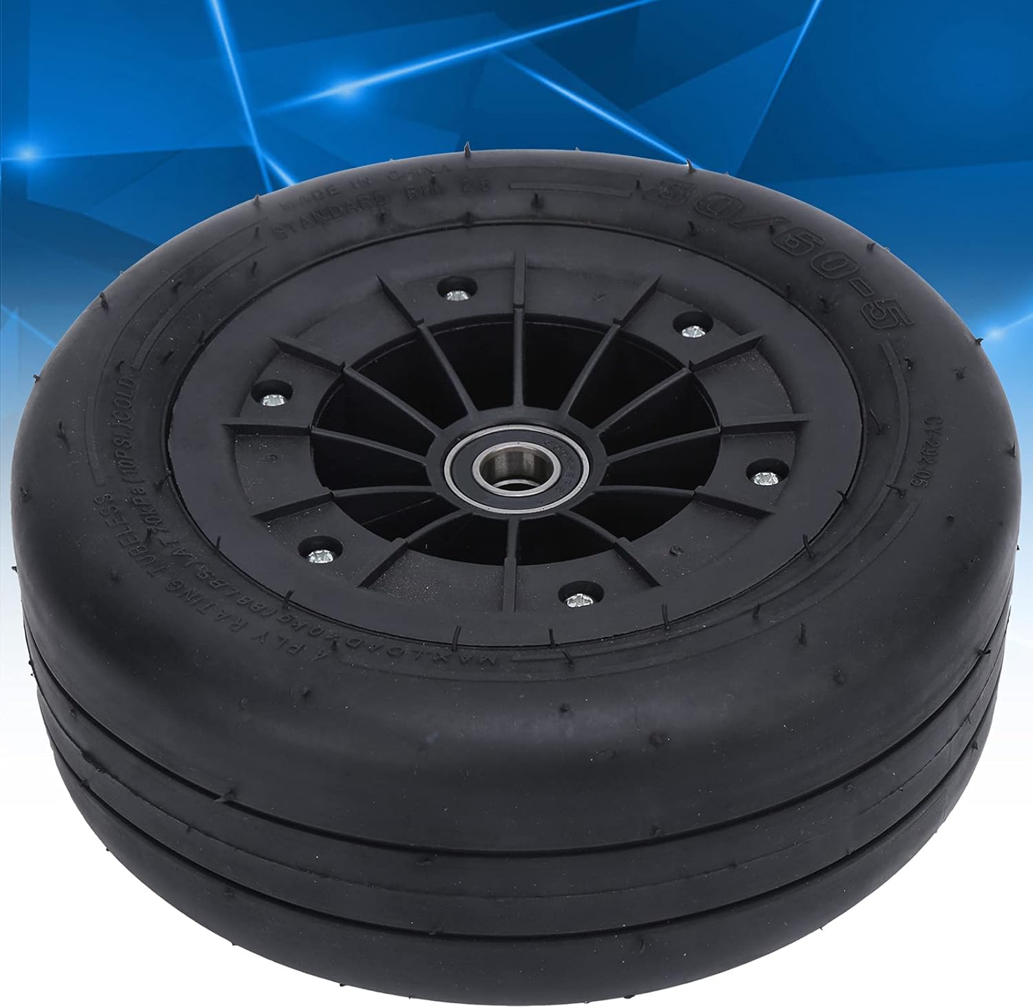 Kart Tubeless Tire,Kart Tubeless Tire Front Tire Inflate Assembly Replacement for Karting Front Wheel