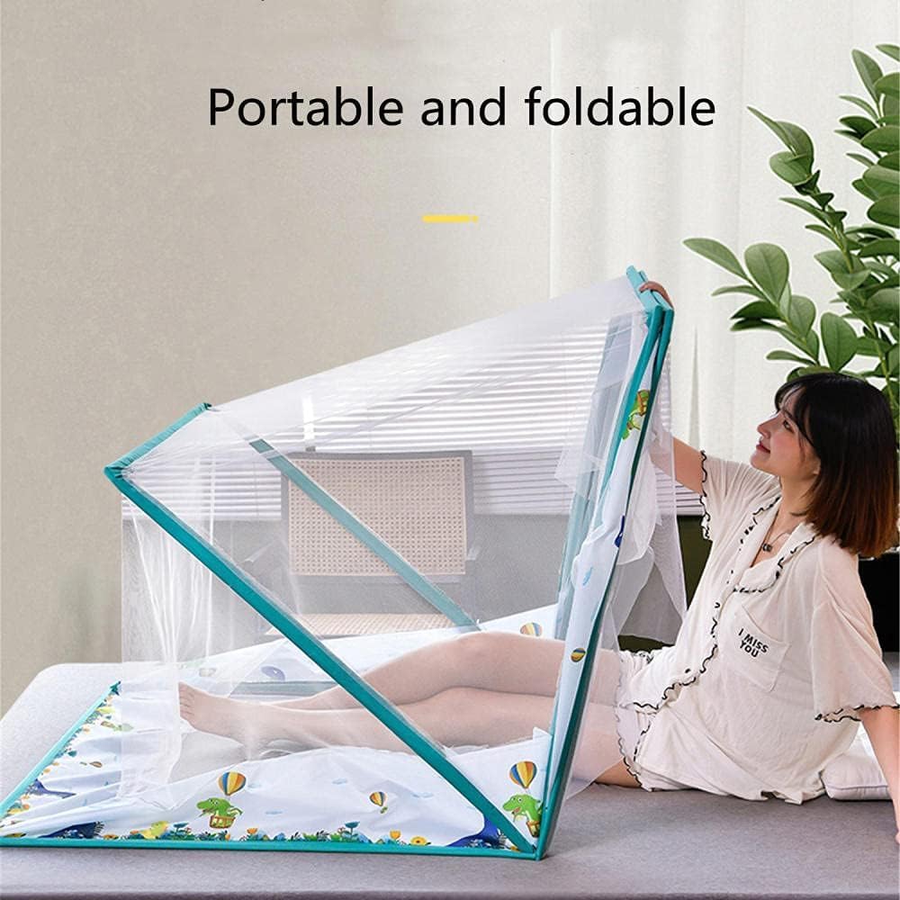 Portable Folding Mosquito Net Bed Tent Camping Portable Travel Household Anti-Mosquito Tent Foldable Mosquito Net(4,160 * 190 * 80cm)