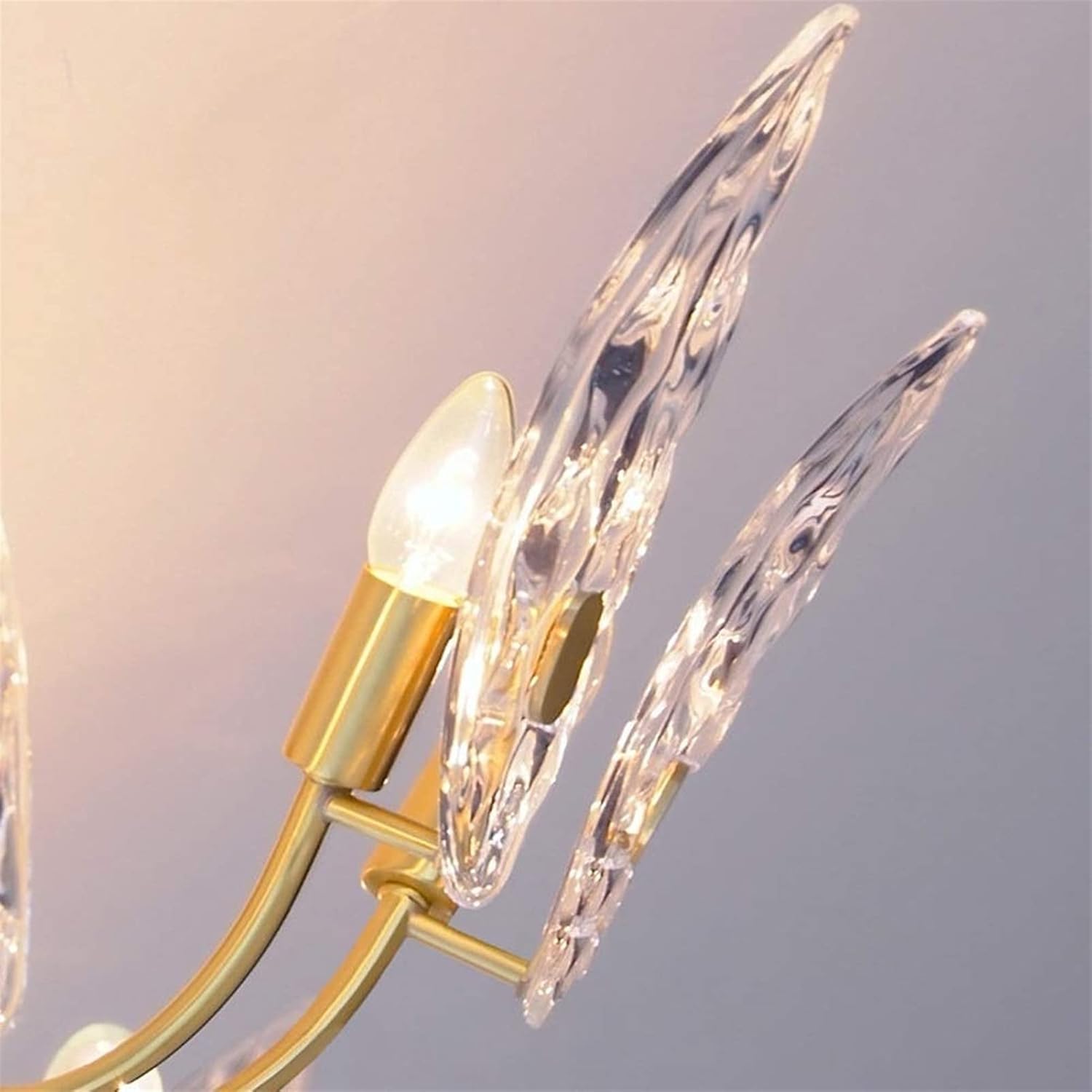 8 świateł prosta luksusowa kryształowa lampa sufitowa miedź metal E14 wisząca lampa nowoczesna atmosfera dom salon willa sypialnia oświetlenie dekoracja,