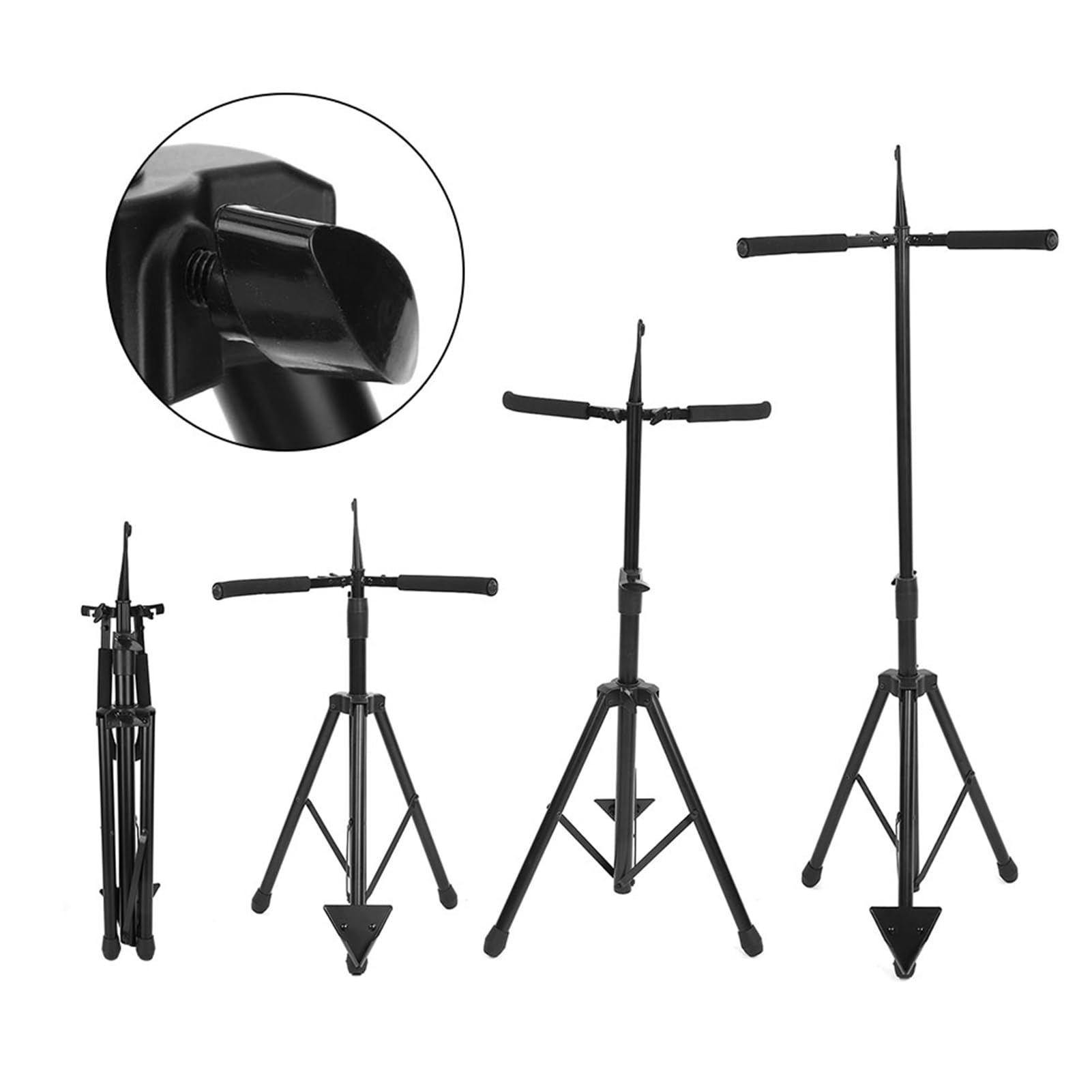 Supporto per violoncello Robusto pieghevole durevole Supporto per treppiede Accessori per strumenti musicali FL14 per musicisti professionisti e studenti 40 x 145 cm