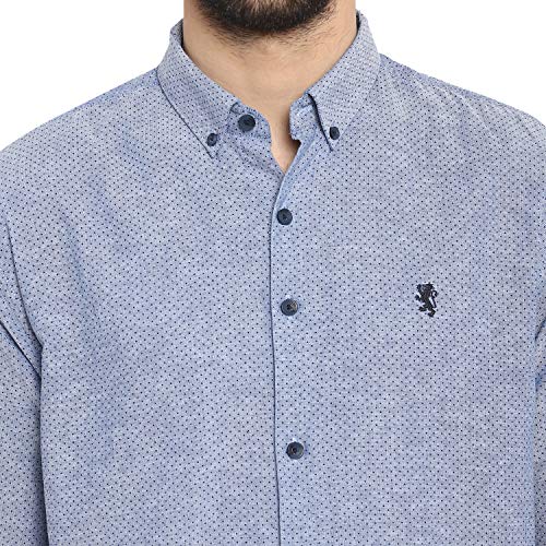 Image of Red Tape Men Dark Blue Full Sleeve Shirt