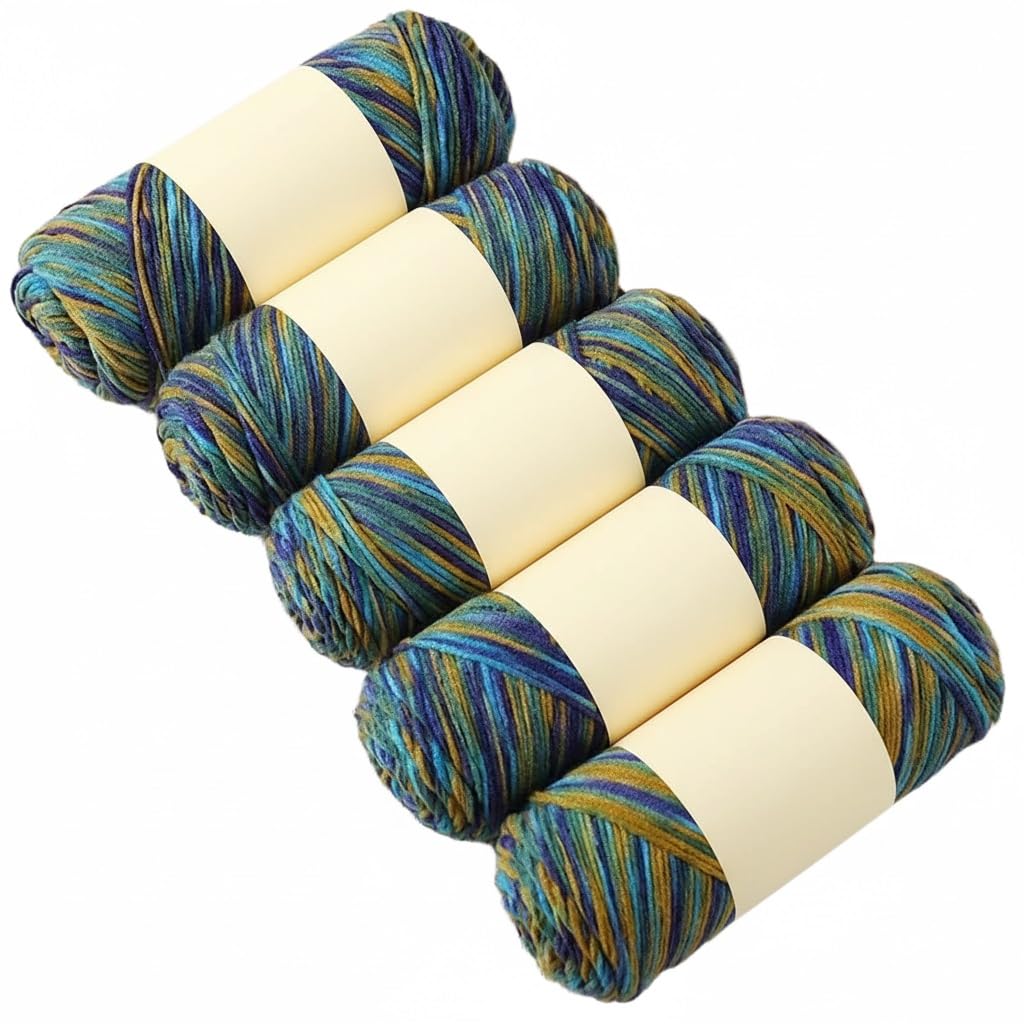 Fil mélangé acrylique résistant pour éviter les nœuds au crochet 150m