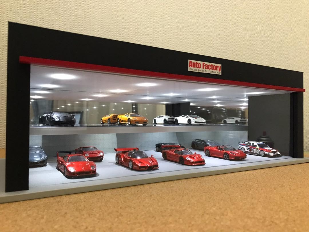 Amazon.co.jp: ミニカー ジオラマ 1 64 ショールームⅣ（ワイドタイプ 