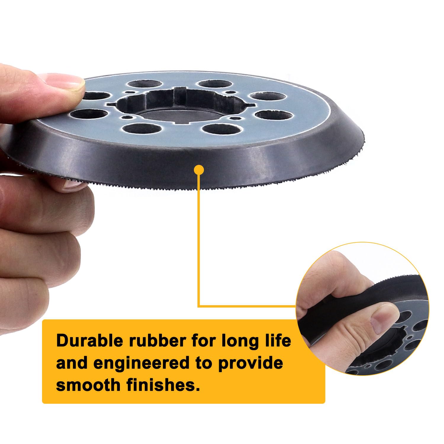 DeWalt Sanding Pads - 2 Pack Hook & Loop Replacement -4